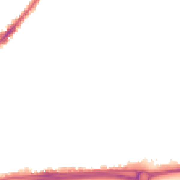 Night-time road noise heatmap for HU9 2RY
