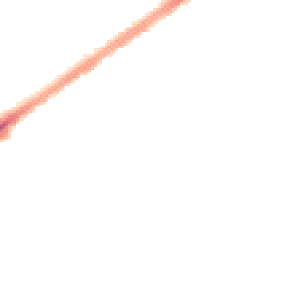 Night-time road noise heatmap for HU9 3ED
