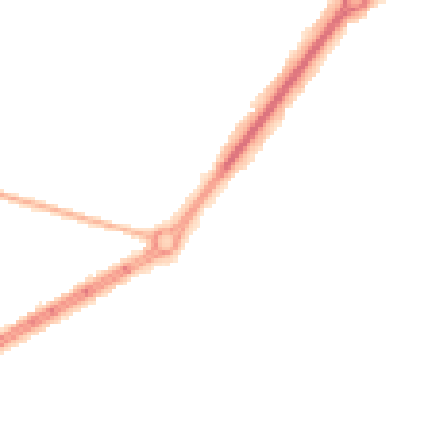 Night-time road noise heatmap for HU9 4AT