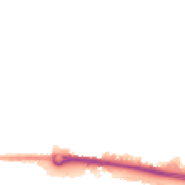 Night-time road noise heatmap for HU9 5SE