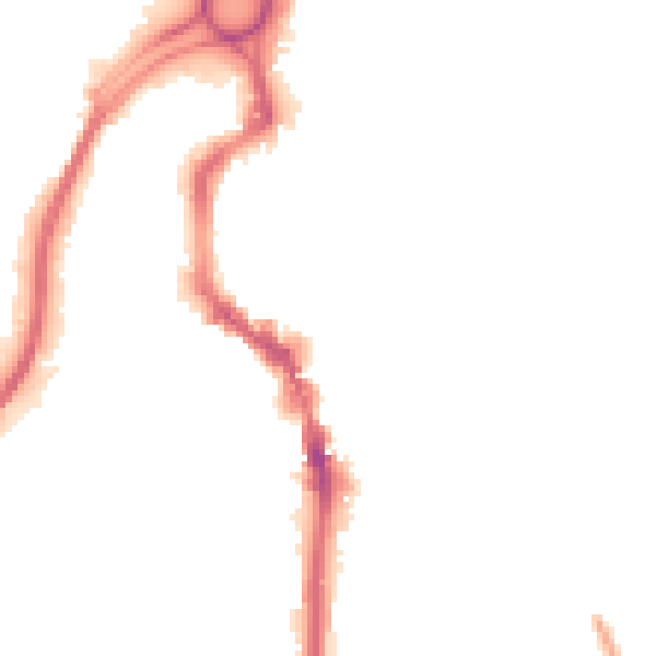 Night-time road noise heatmap for HX1 1DE