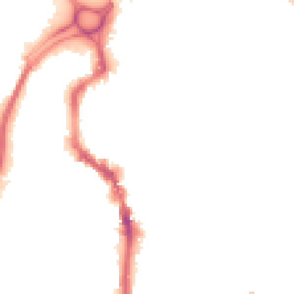 Night-time road noise heatmap for HX1 1DH