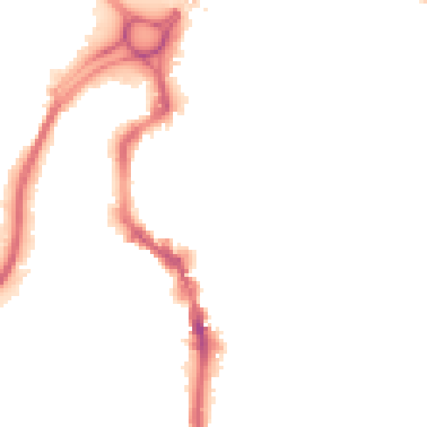 Night-time road noise heatmap for HX1 1DL