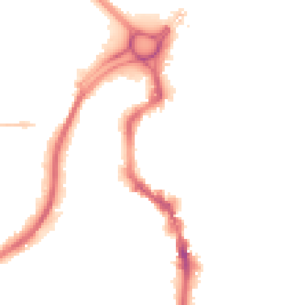 Night-time road noise heatmap for HX1 1HF