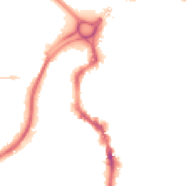 Night-time road noise heatmap for HX1 1HJ