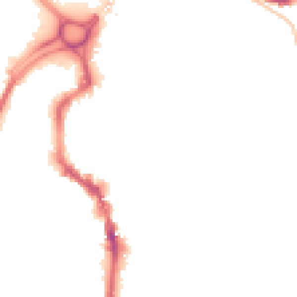 Night-time road noise heatmap for HX1 1PD
