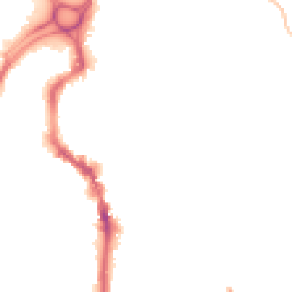 Night-time road noise heatmap for HX1 1PW