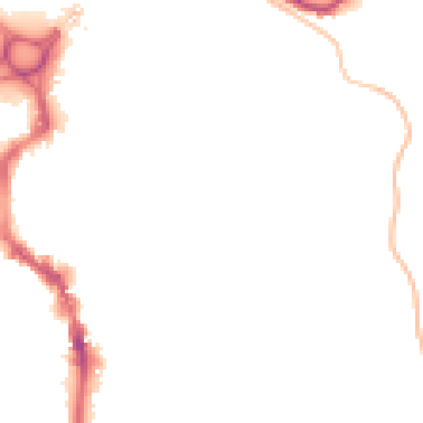 Night-time road noise heatmap for HX1 1QG