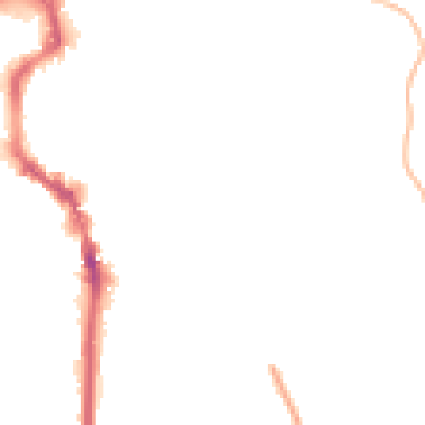 Night-time road noise heatmap for HX1 1QP
