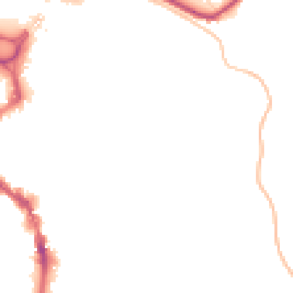 Night-time road noise heatmap for HX1 1QS