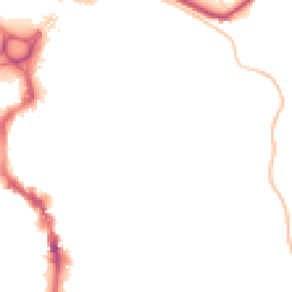 Night-time road noise heatmap for HX1 1QW