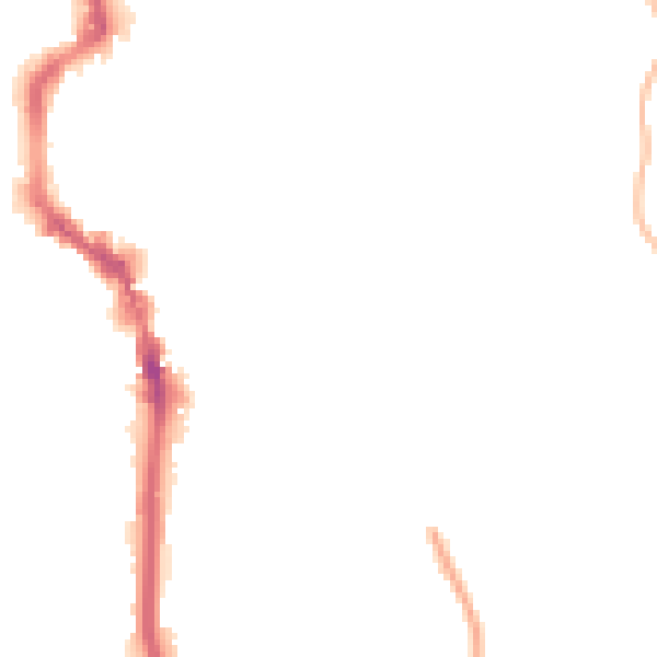 Night-time road noise heatmap for HX1 1QY