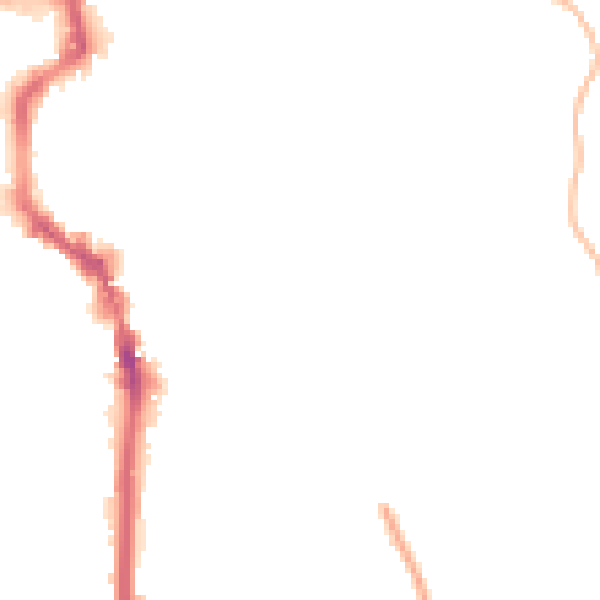 Night-time road noise heatmap for HX1 1QZ