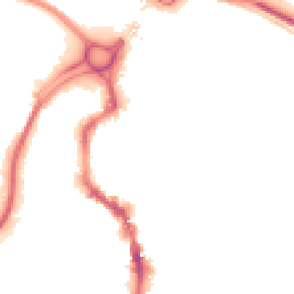 Night-time road noise heatmap for HX1 1RL