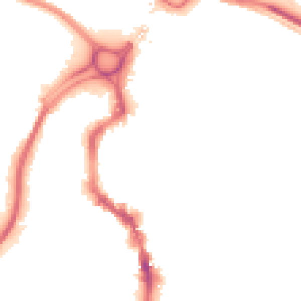 Night-time road noise heatmap for HX1 1TH