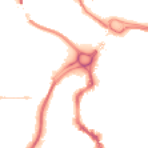 Night-time road noise heatmap for HX1 1YP
