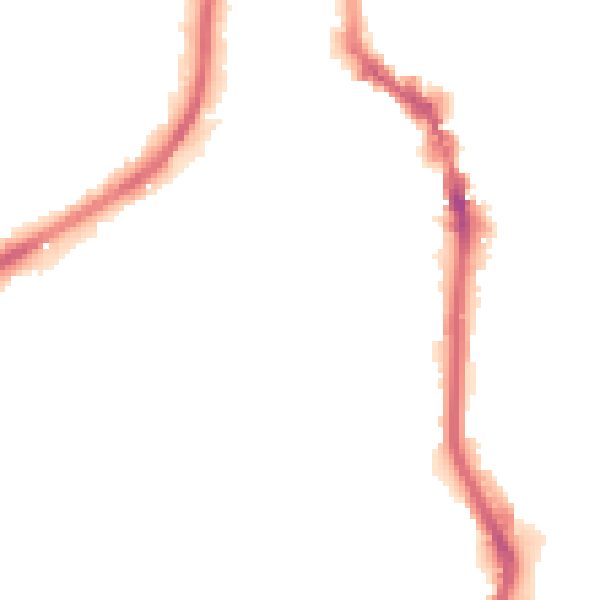 Night-time road noise heatmap for HX1 2AR