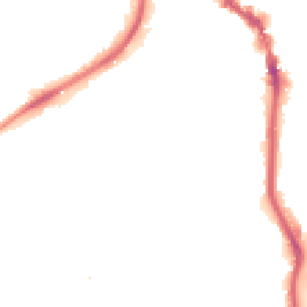 Night-time road noise heatmap for HX1 2BU