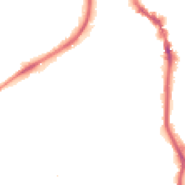 Night-time road noise heatmap for HX1 2DD