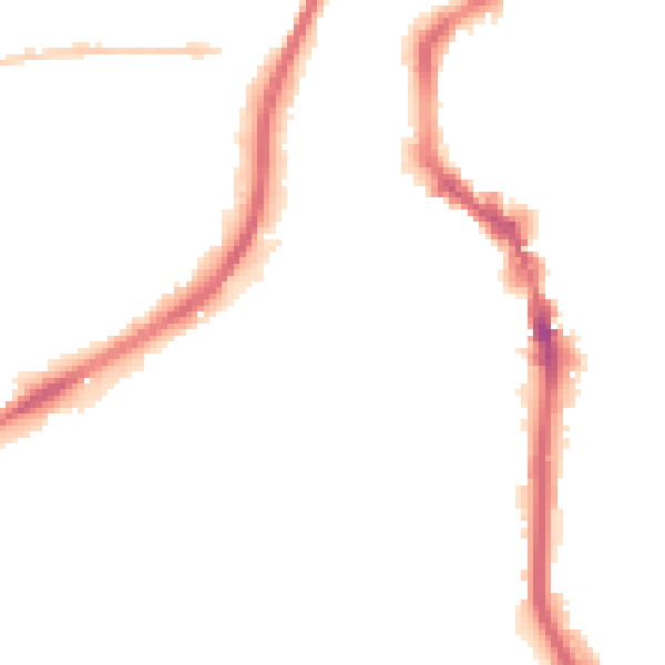 Night-time road noise heatmap for HX1 2EJ