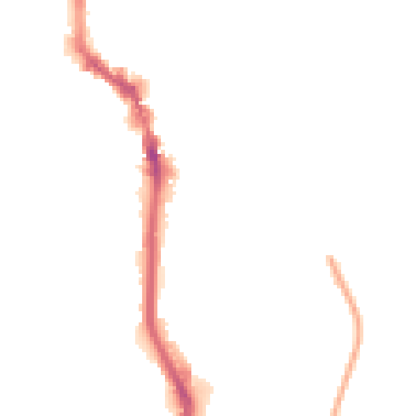 Night-time road noise heatmap for HX1 2JX