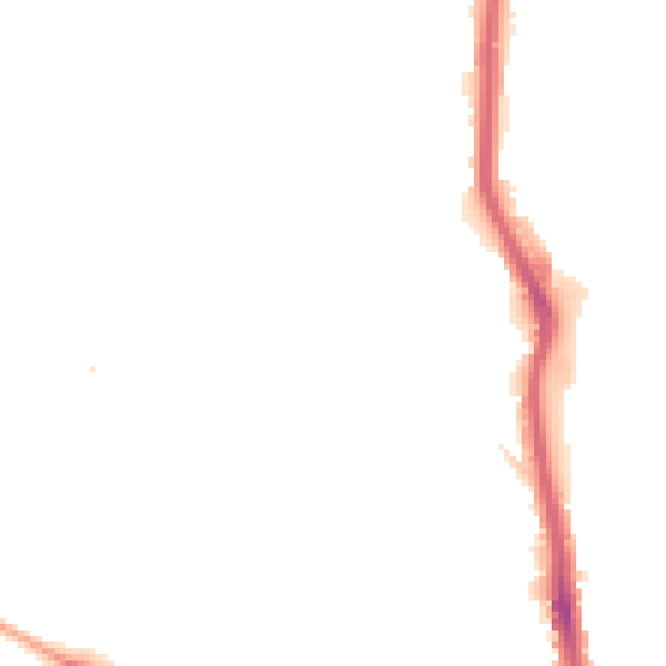 Night-time road noise heatmap for HX1 2NU