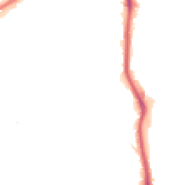Night-time road noise heatmap for HX1 2PL
