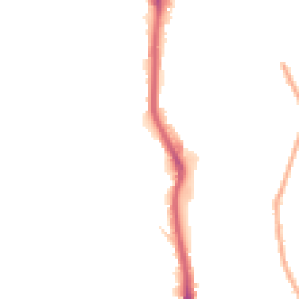 Night-time road noise heatmap for HX1 2PP