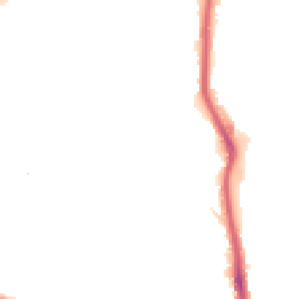 Night-time road noise heatmap for HX1 2PQ