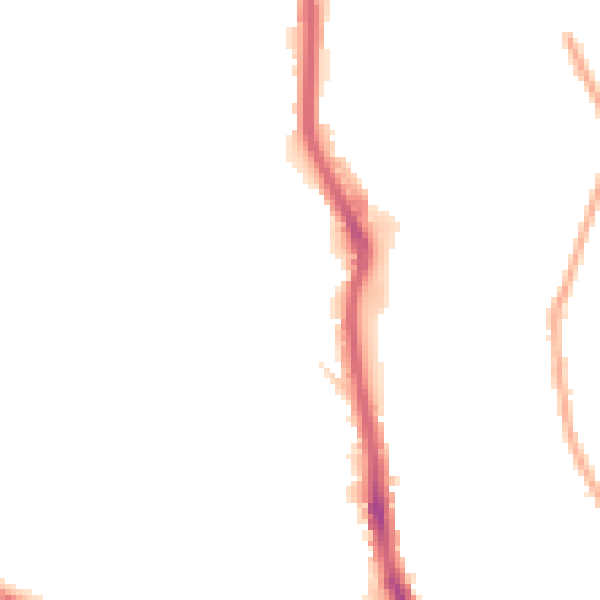 Night-time road noise heatmap for HX1 2PY