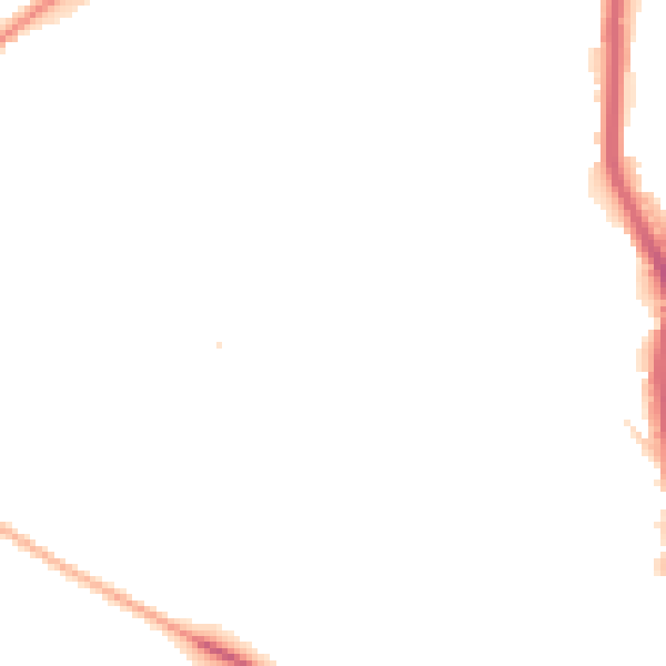 Night-time road noise heatmap for HX1 2QD