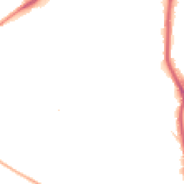 Night-time road noise heatmap for HX1 2QJ