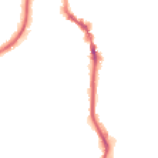 Night-time road noise heatmap for HX1 2QX