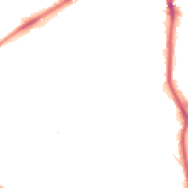 Night-time road noise heatmap for HX1 2YJ