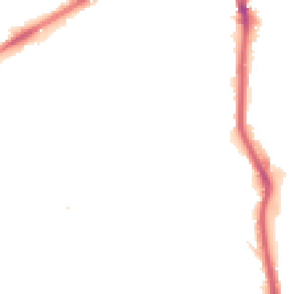 Night-time road noise heatmap for HX1 2YL