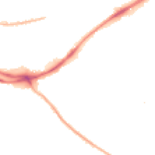 Night-time road noise heatmap for HX1 3BA