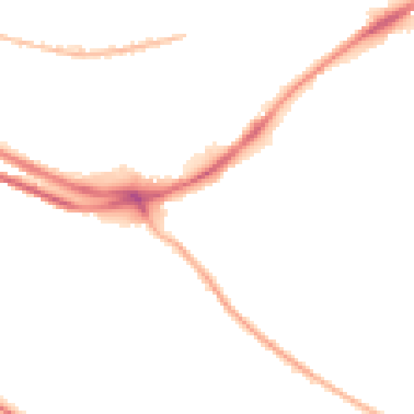 Night-time road noise heatmap for HX1 3BB