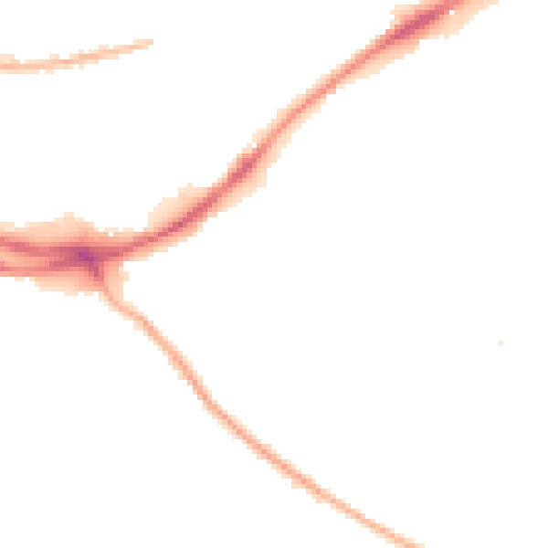Night-time road noise heatmap for HX1 3BL