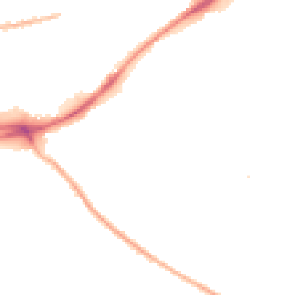 Night-time road noise heatmap for HX1 3ER