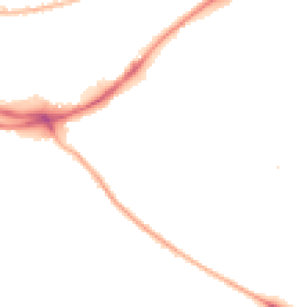 Night-time road noise heatmap for HX1 3HA