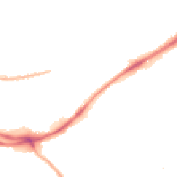 Night-time road noise heatmap for HX1 3LR