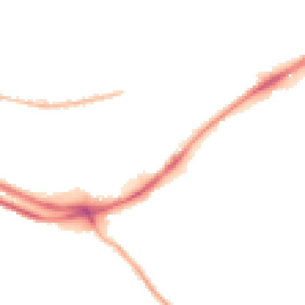Night-time road noise heatmap for HX1 3NH