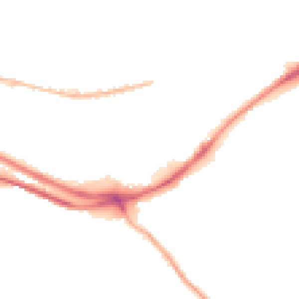 Night-time road noise heatmap for HX1 3PD