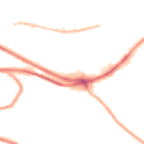 Night-time road noise heatmap for HX1 3RP