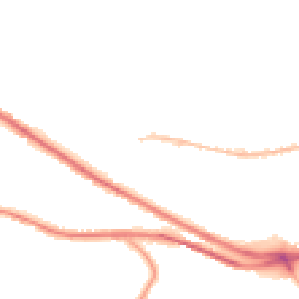 Night-time road noise heatmap for HX1 3TQ