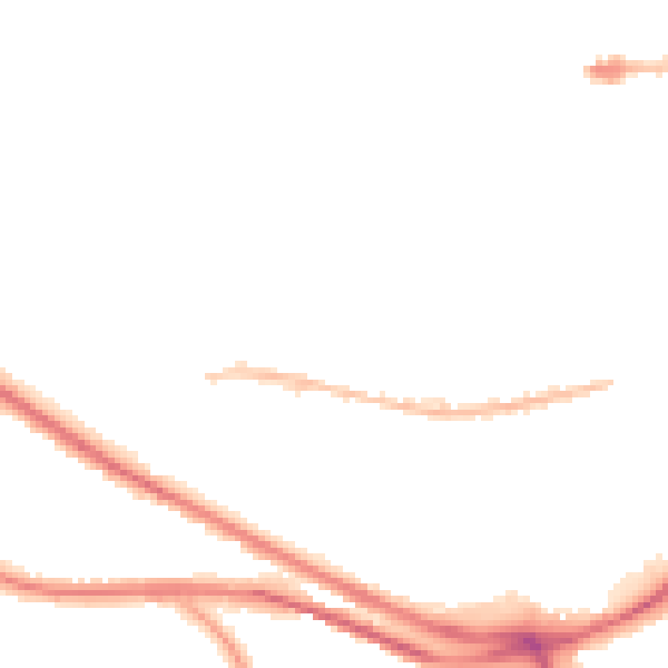 Night-time road noise heatmap for HX1 3UG