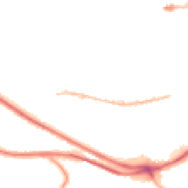 Night-time road noise heatmap for HX1 3UQ