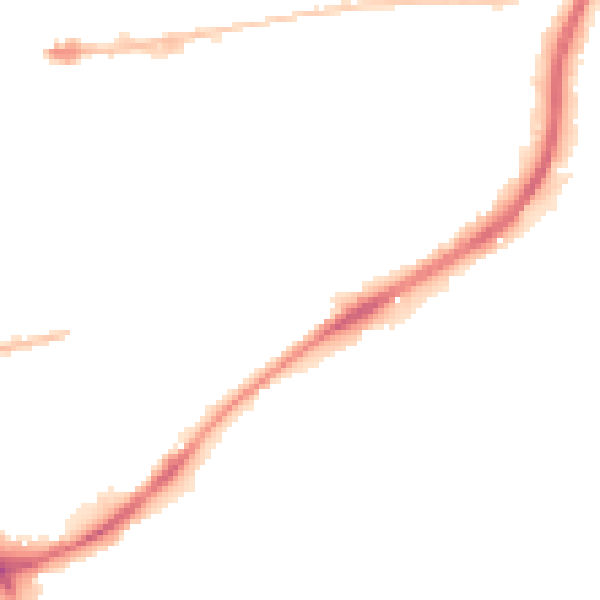 Night-time road noise heatmap for HX1 3XA