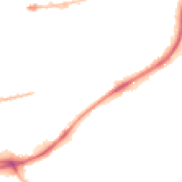 Night-time road noise heatmap for HX1 3XD