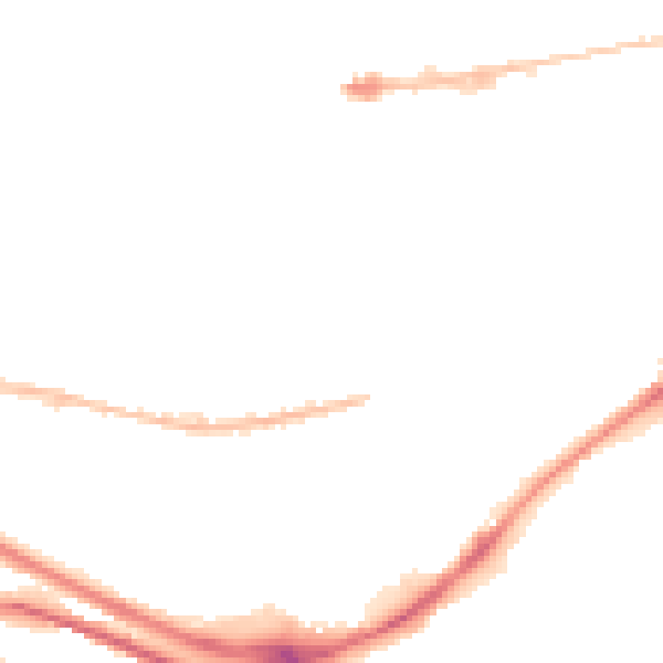 Night-time road noise heatmap for HX1 3YN